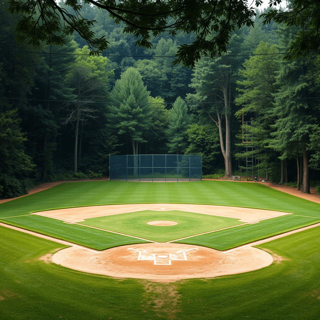 La bola de fuego: Campo de beisbol muy parecido al que solía ir en mi niñez