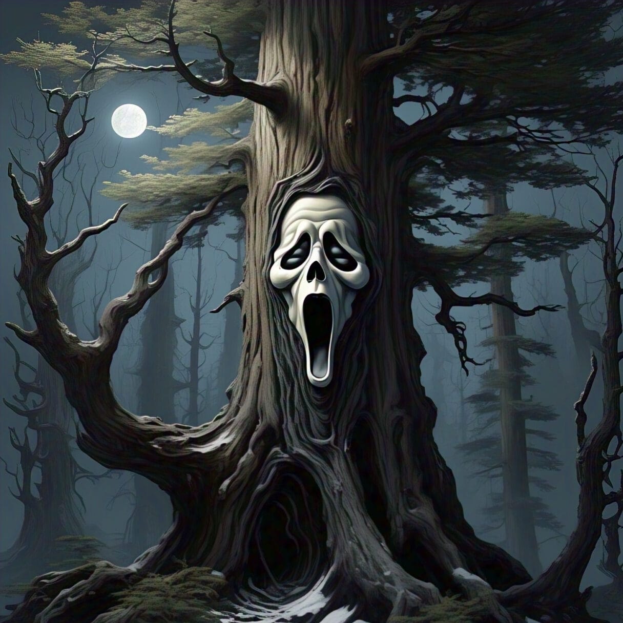 El árbol con rostro