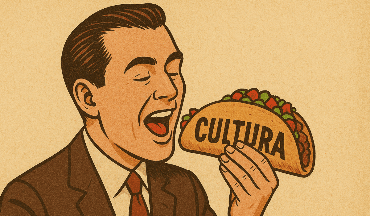 De cultura me como un taco